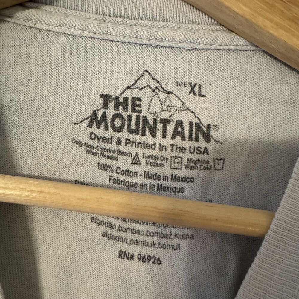 The Mountain Dog Is Love Shirt Mens XL Gray Tie Dye Dean Russo Graphic Tee - Picture 5 of 7